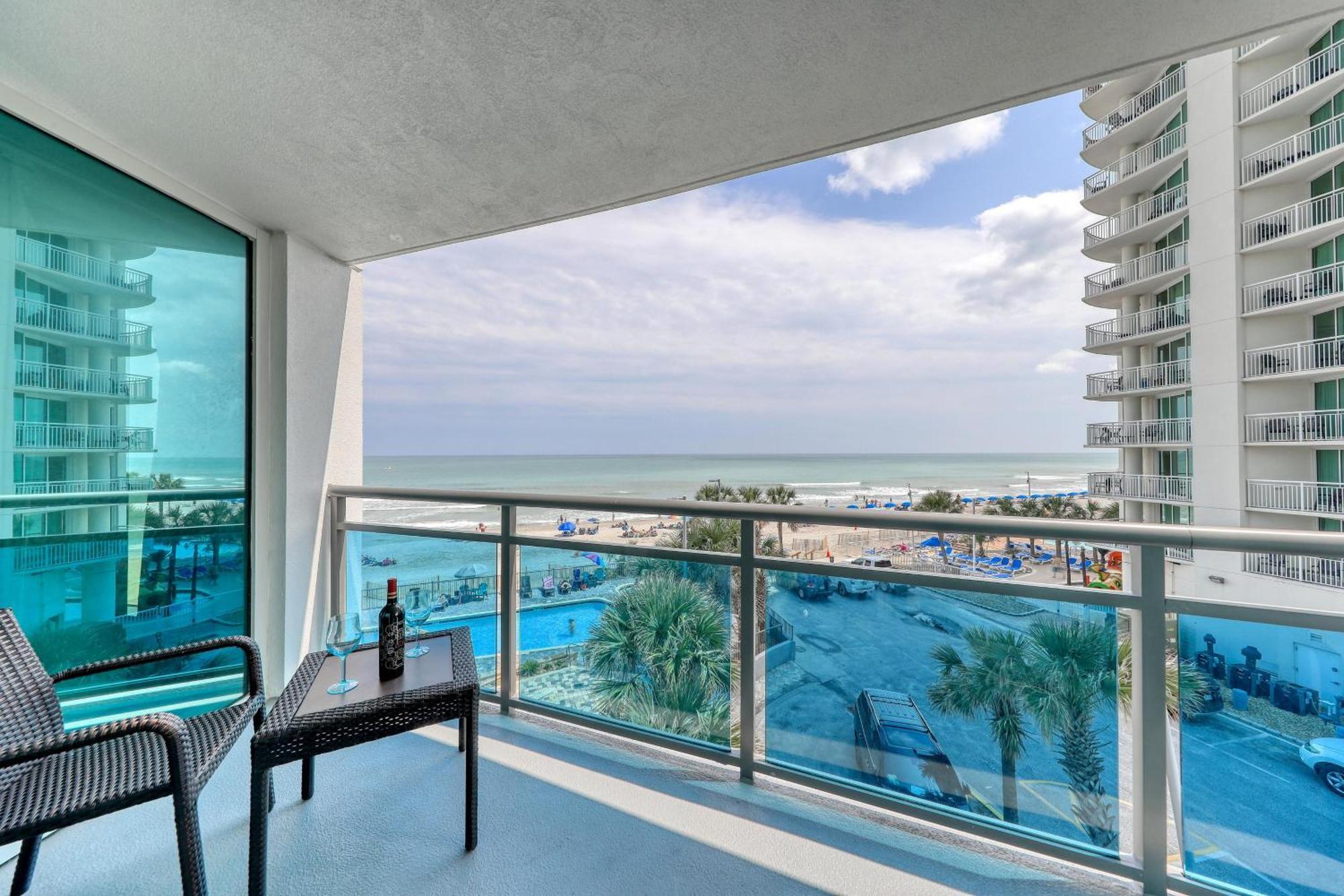 107 S Ocean Blvd, 0308 - Ocean Front Sleeps 6 Villa Myrtle Beach Exterior photo